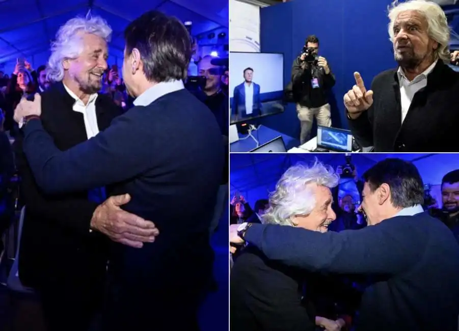 beppe grillo e giuseppe conte 