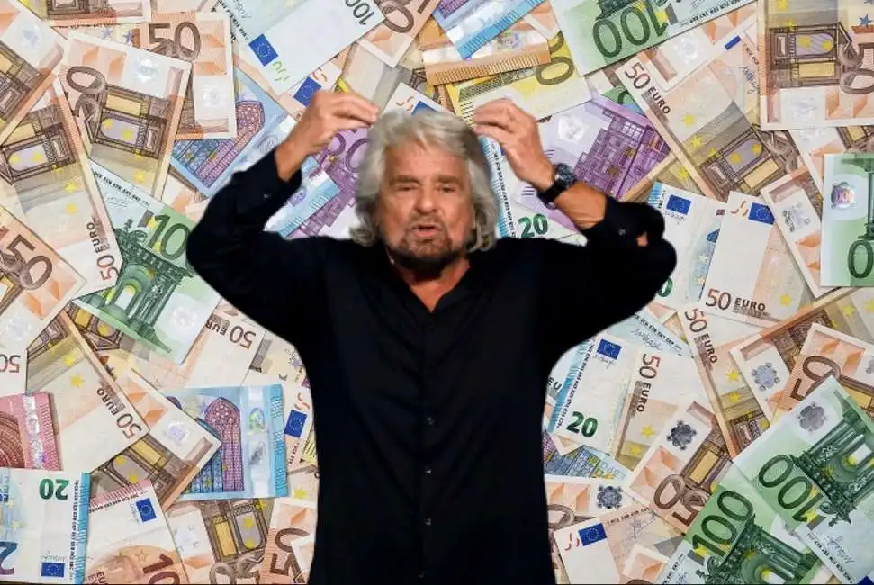 beppe grillo soldi euro cachet