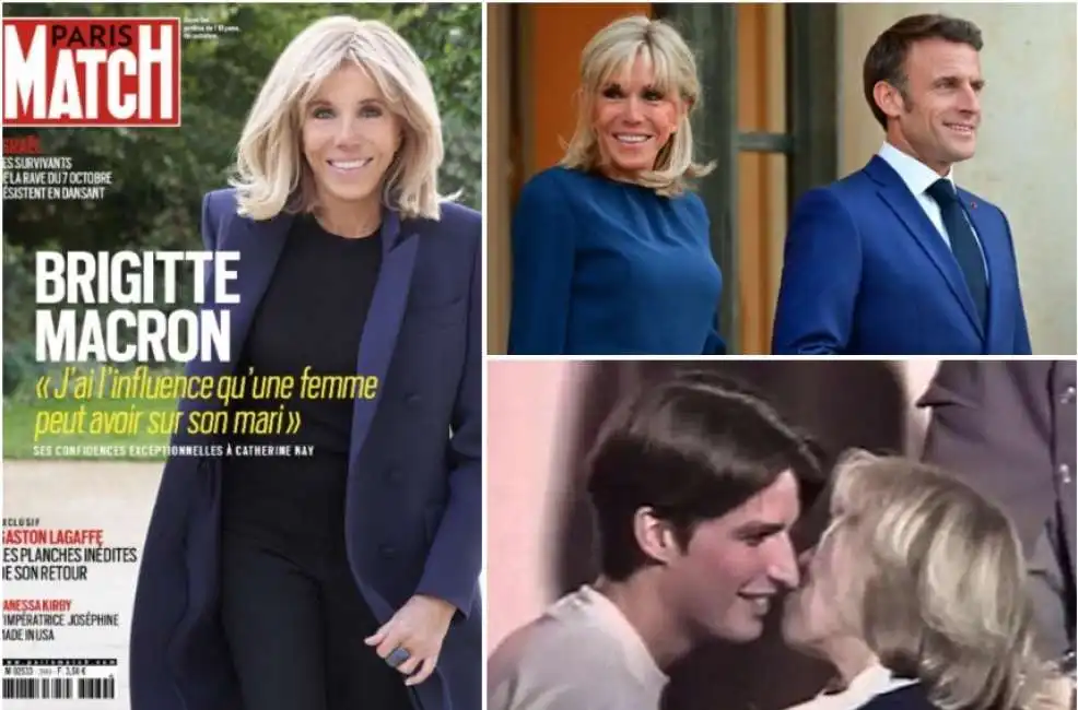 brigitte emmanuel macron paris match