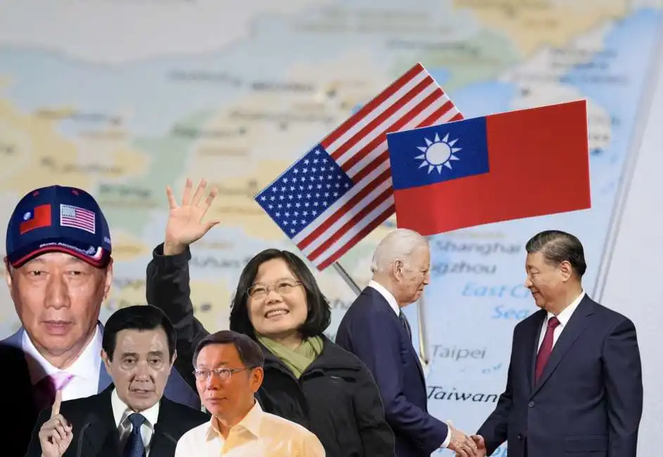 cina usa taiwan tsai ing wen terry gou ma ying-jeou xi jinping ko wen-je 1 joe biden 