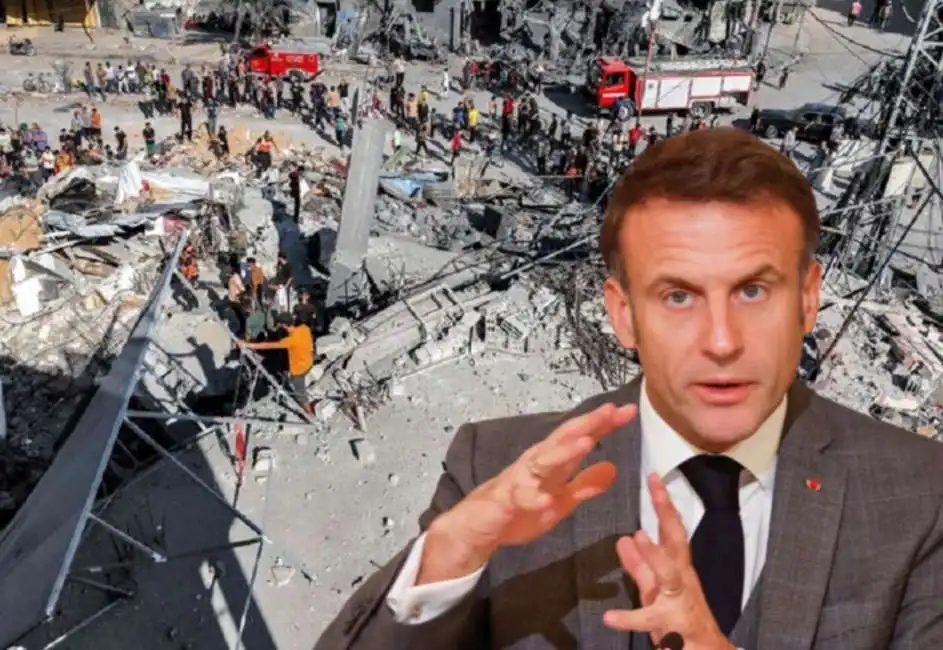 emmanuel macron gaza