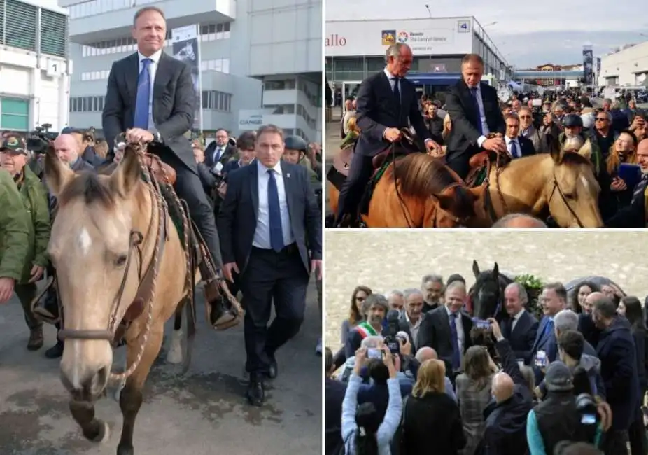 francesco lollobrigida luca zaia fieracavalli cavallo cavalli