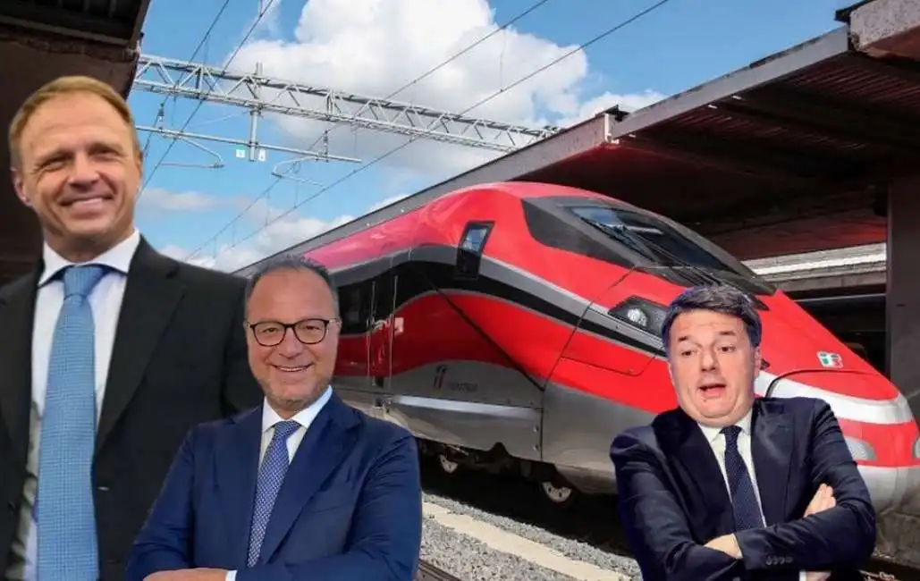 francesco lollobrigida matteo renzi giorgio mule frecciarossa 