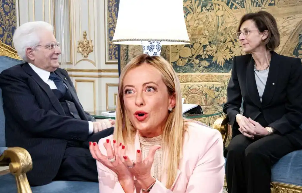 giorgia meloni sergio mattarella marta cartabia 