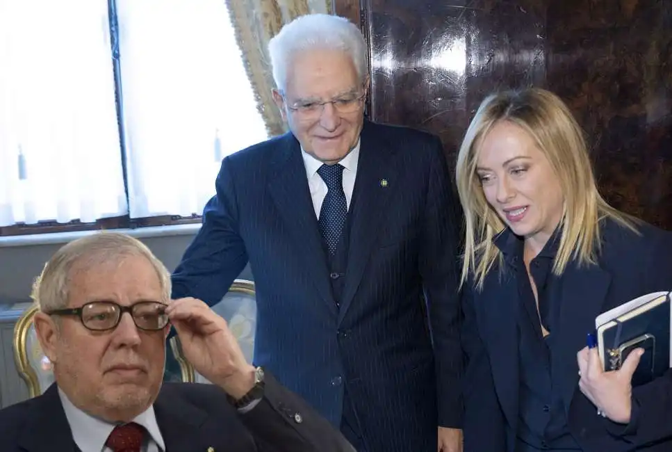 giovanni maria flick giorgia meloni sergio mattarella