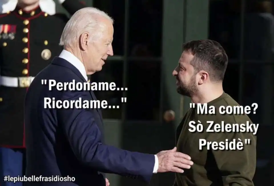 joe biden zelensky armi ucraina vignetta osho