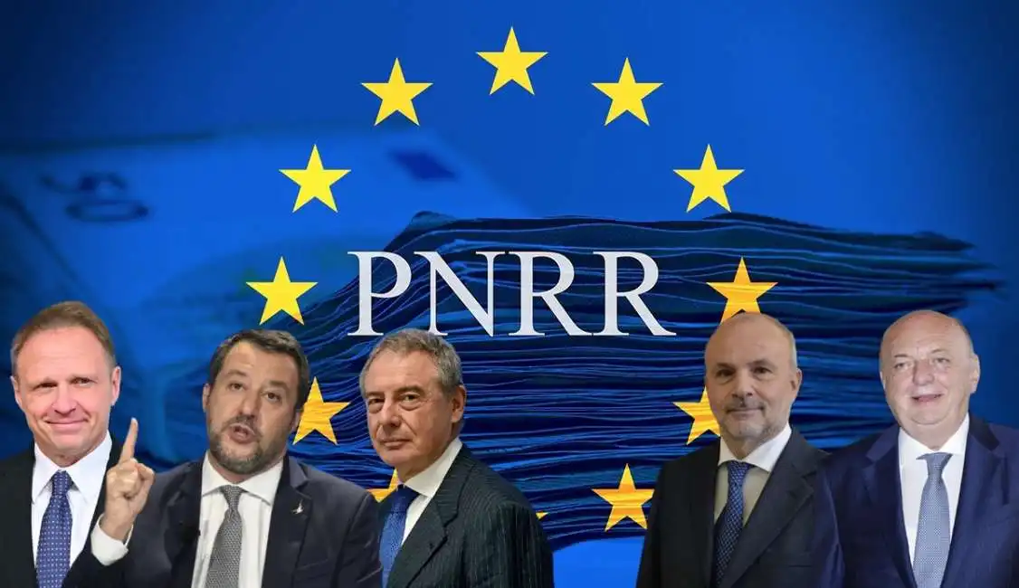 pnrr matteo salvini francesco lollobrigida pichetto fratin orazio schillaci adolfo urso