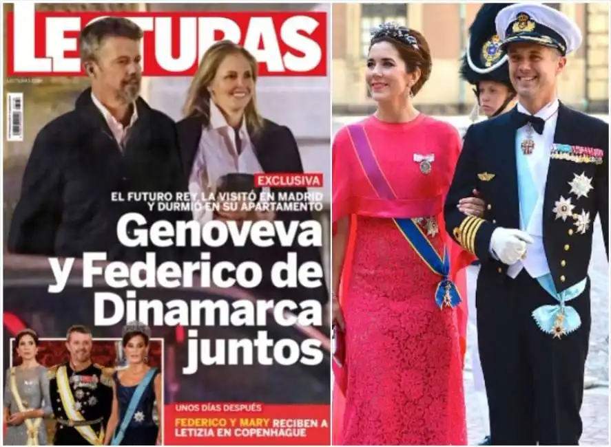 principe ereditario frederik con la morie mary e la socialite genoveva casanova rivista lecturas