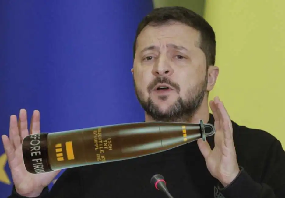 zelensky proiettili munizioni