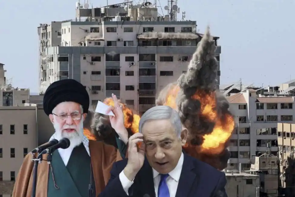 ali khamenei benjamin netanyahu guerra libano in beirut hezbollah 