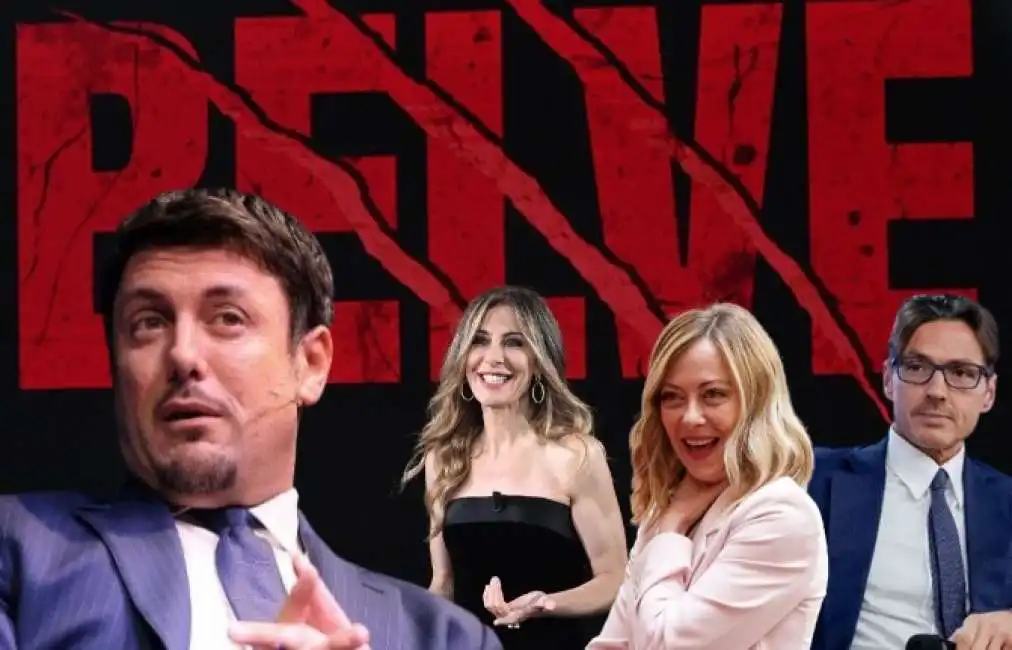 andrea giambruno belve francesca fagnani giorgia meloni pier silvio berlusconi