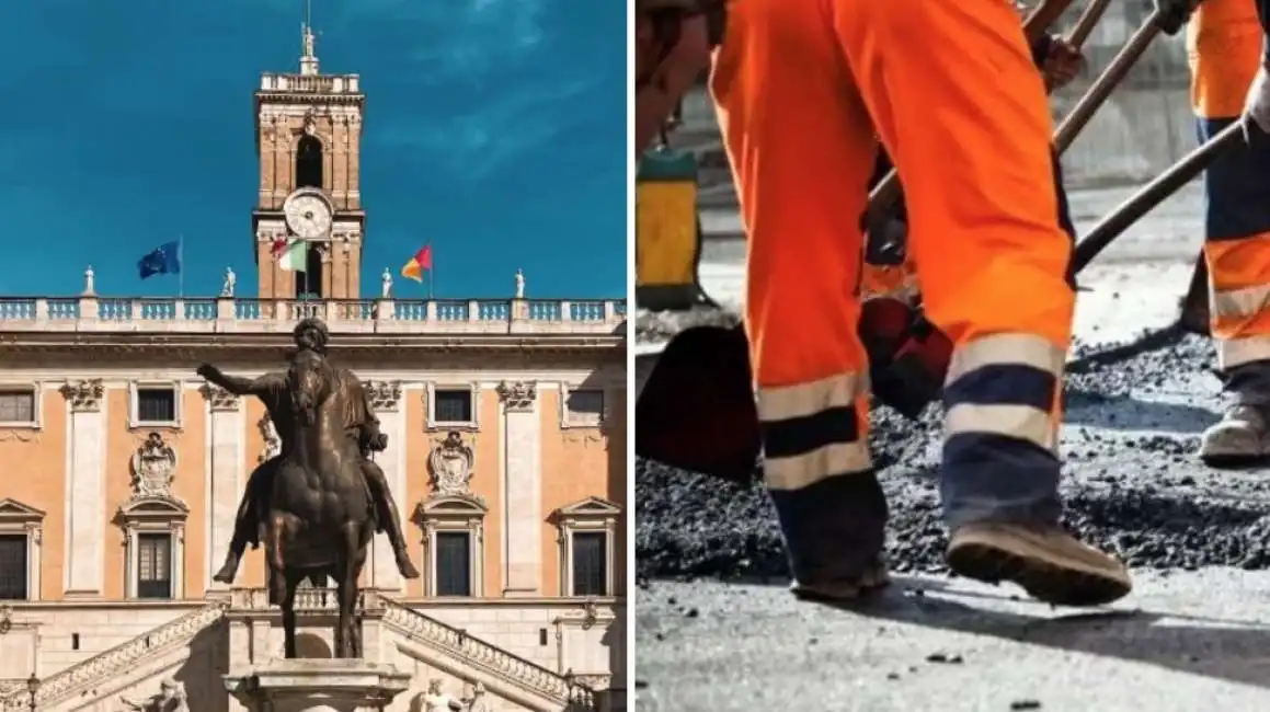 campidoglio roma lavori strade manto stradale cemento appalti corruzione 