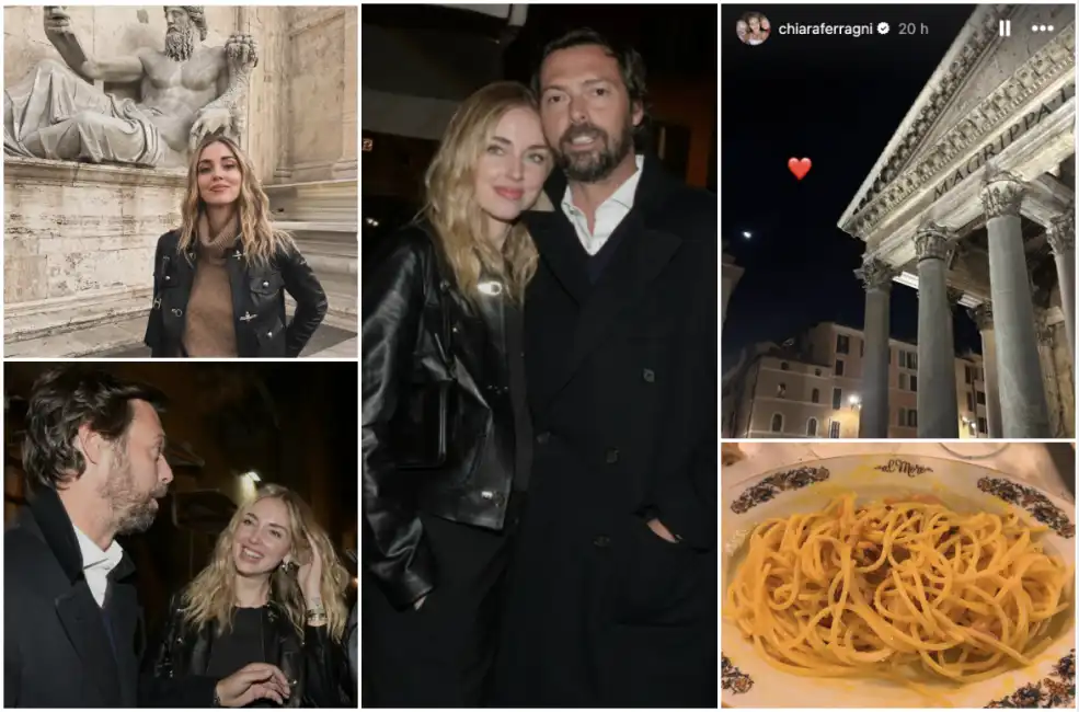 chiara ferragni giovanni tronchetti provera a roma