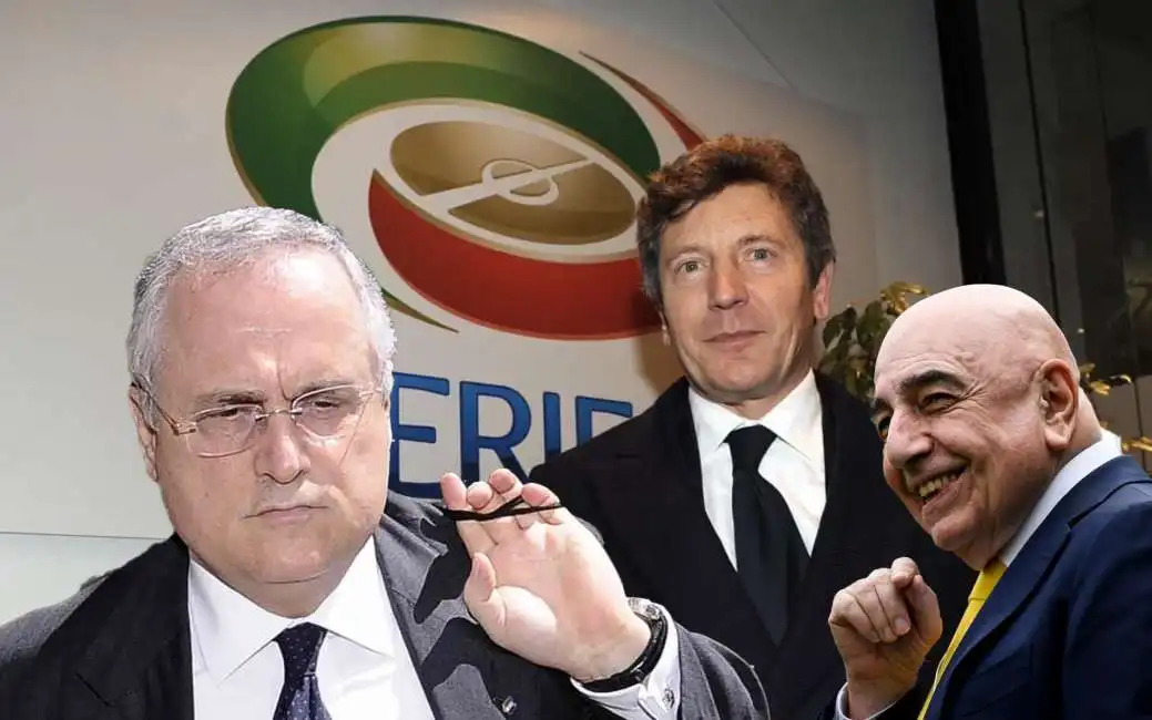 claudio lotito ezio maria simonelli adriano galliani