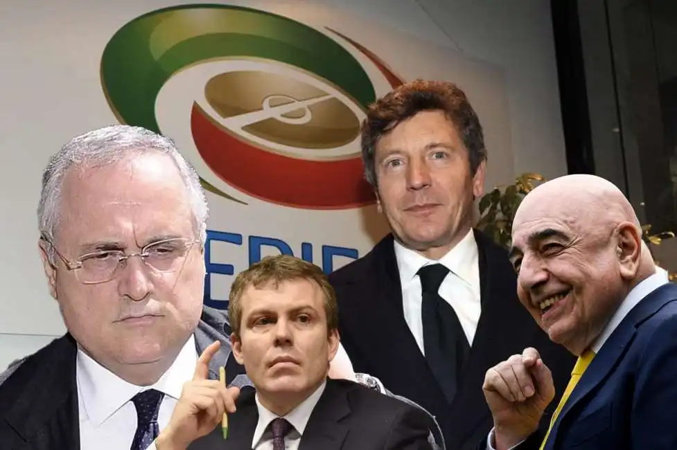 claudio lotito ezio maria simonelli adriano galliani lorenzo casini