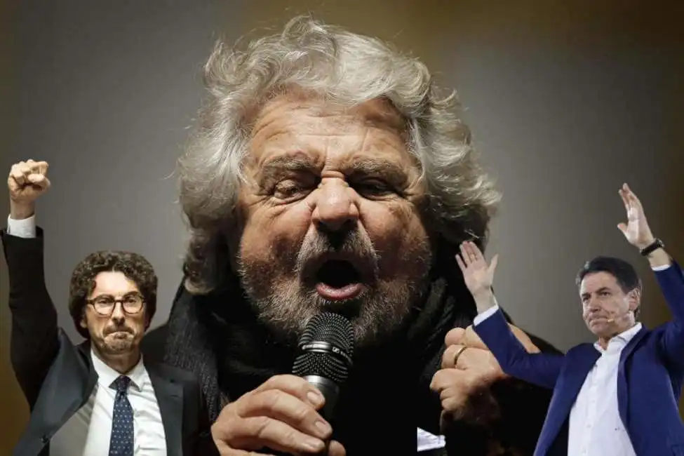 danilo toninelli giuseppe conte beppe grillo