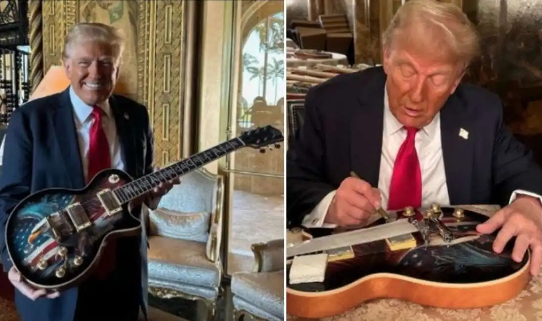 donald trump chitarra gadget maga