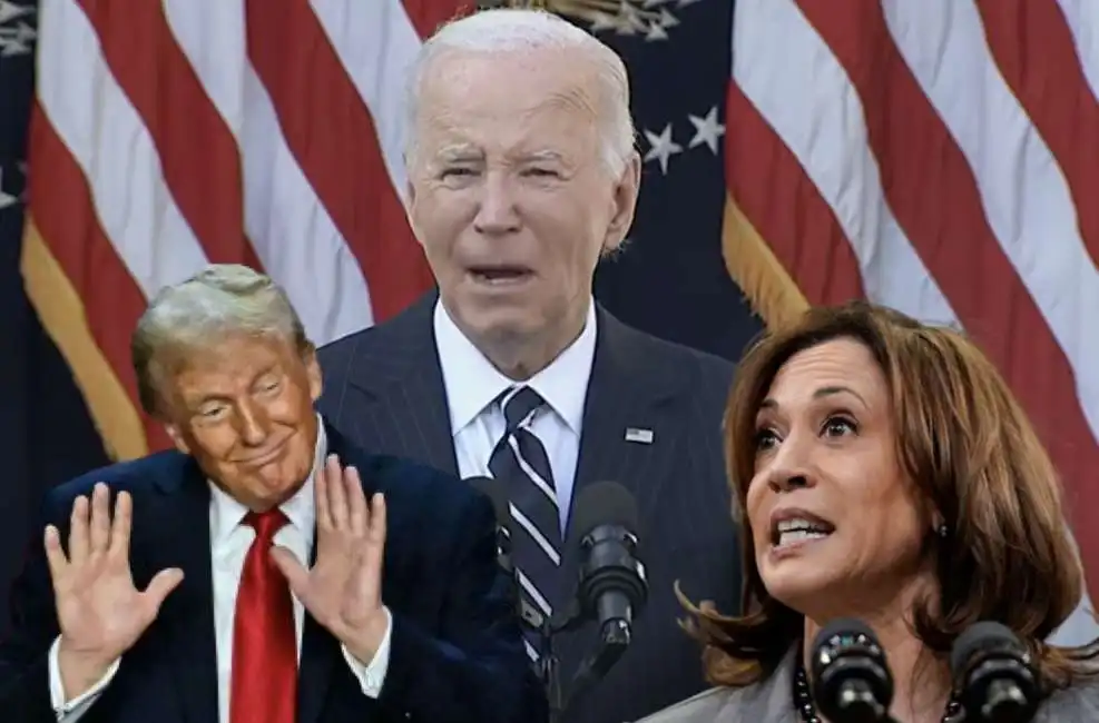 donald trump joe biden kamala harris