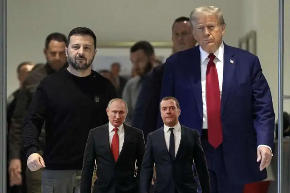 donald trump zelensky medvedev putin