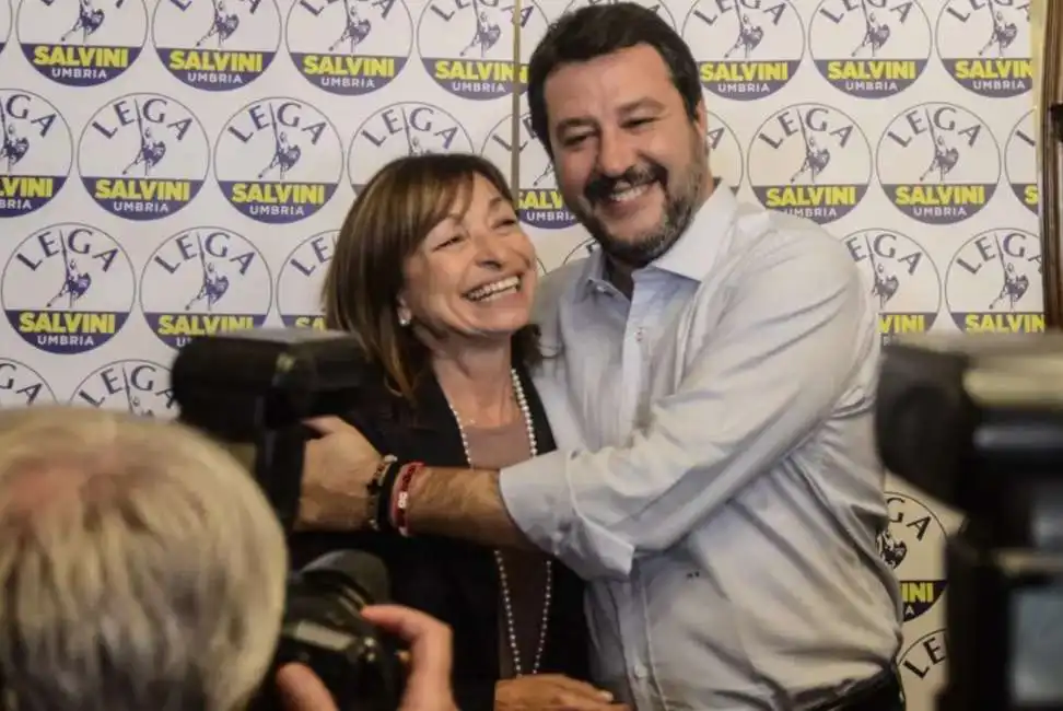 donatella tesei matteo salvini 