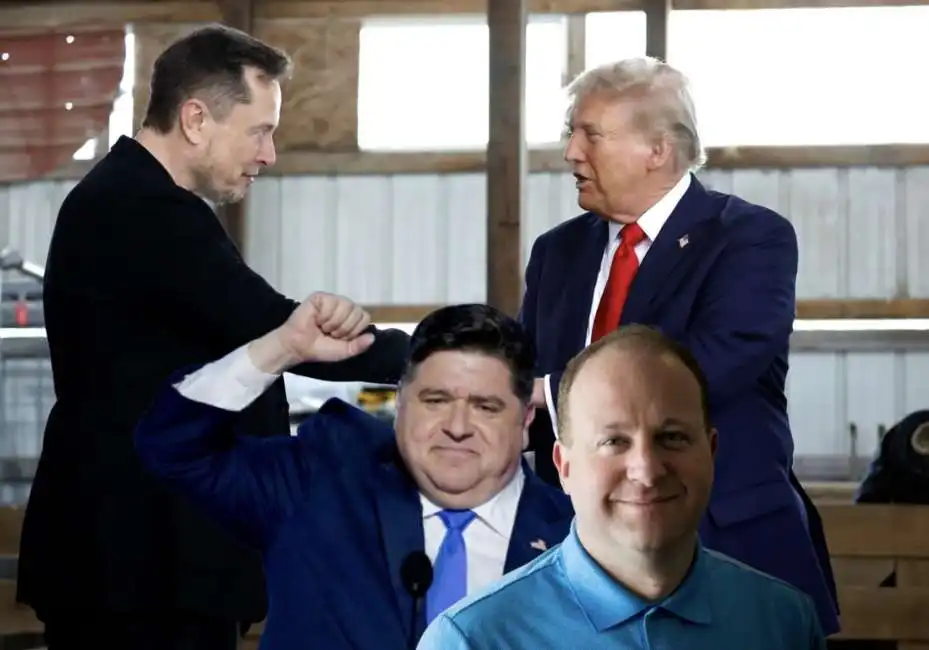 elon musk donald trump jb pritzker jared polis