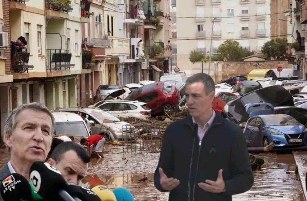 feijoo sanchez valencia alluvione 