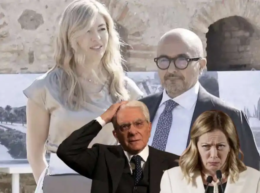 gennaro sangiuliano giorgia meloni sergio mattarella maria rosaria boccia 