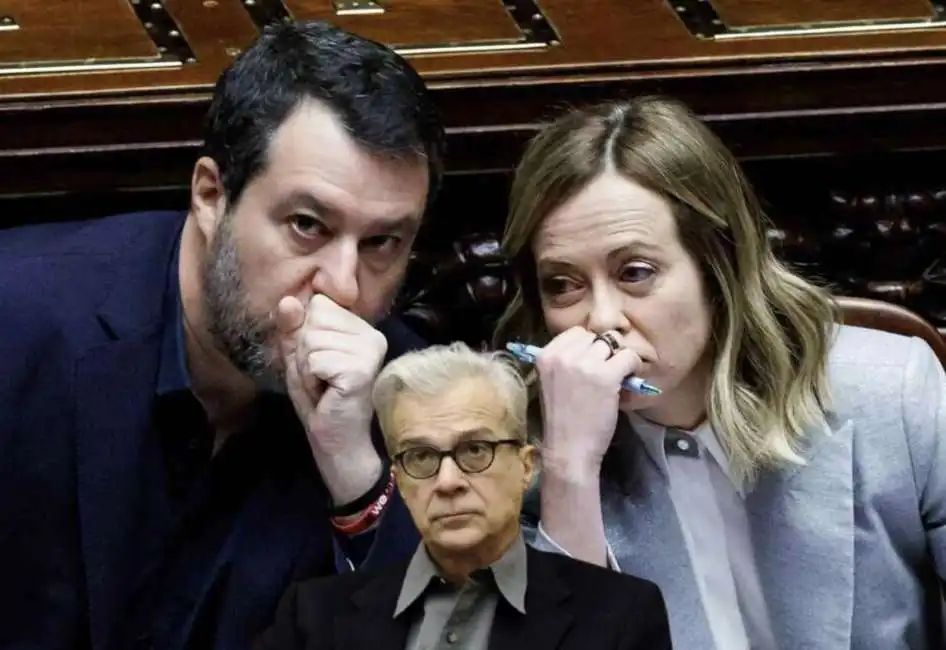 giorgia meloni matteo salvini gaetano azzariti 