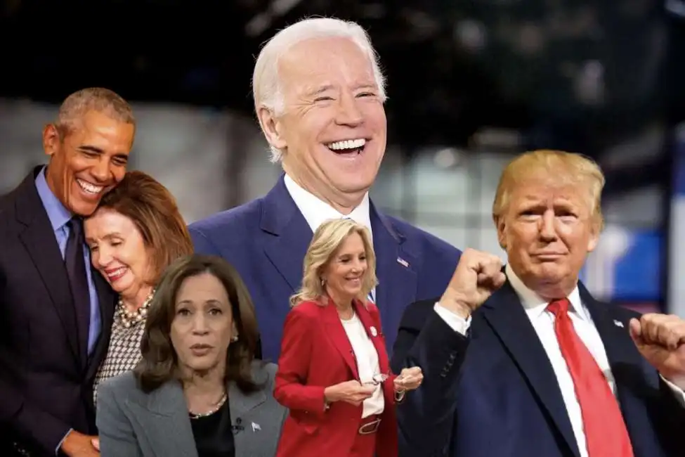 joe biden jill donald trump kamala harris 