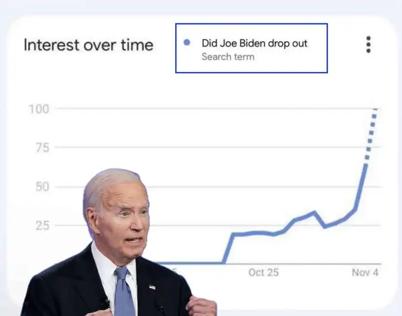 joe biden ricerche google