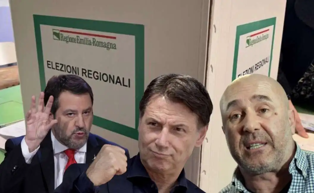 matteo salvini giuseppe conte stefano bandecchi 