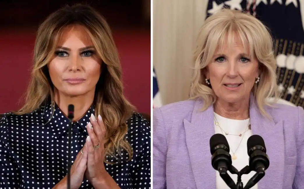 melania trump jill biden