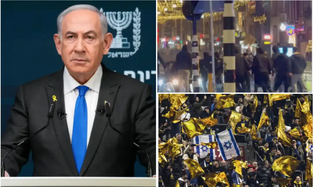 netanyahu incidenti amsterdam ajax maccabi