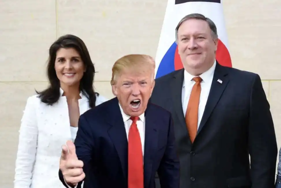 nikki haley donald trump mike pompeo 