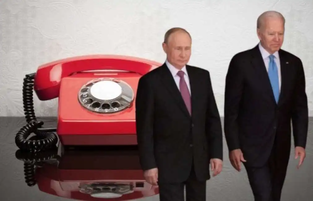 putin joe biden linea rossa telefono