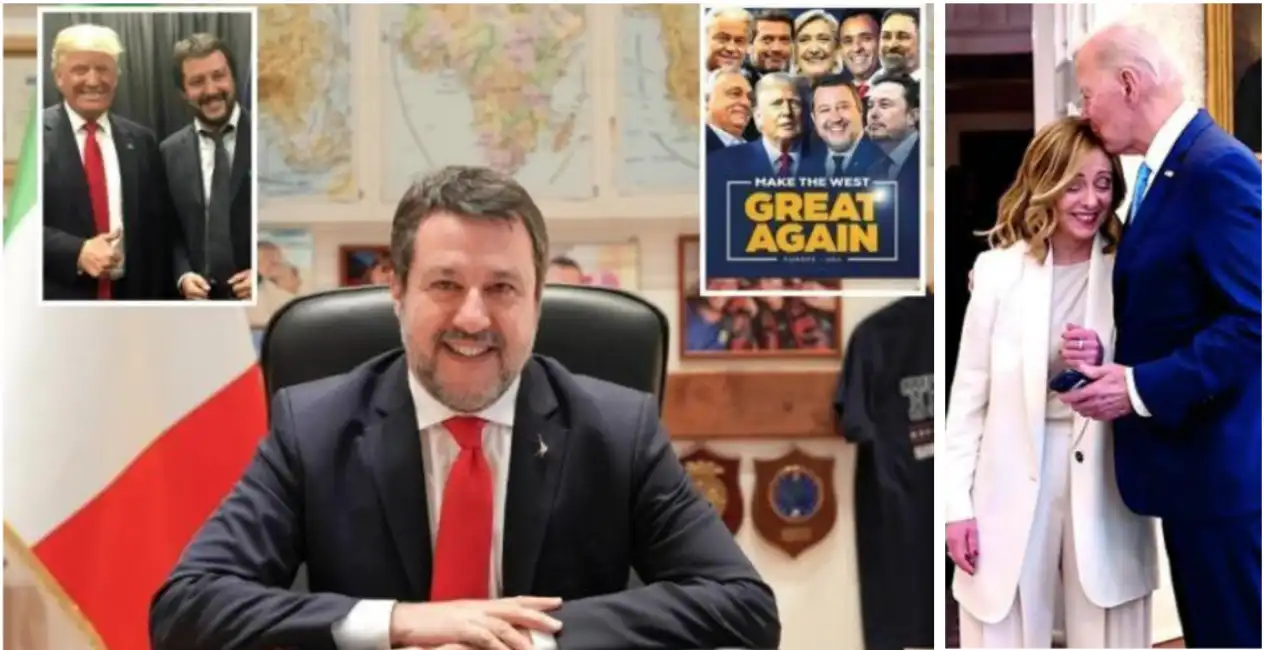 salvini meloni biden