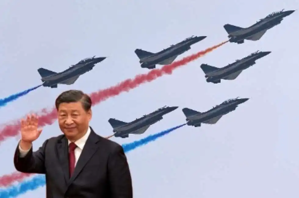 xi jinping caccia jet cina 