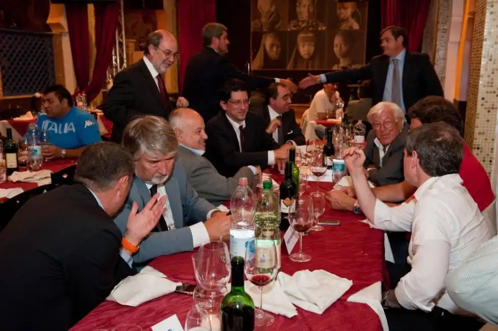 cena 2010 giuliano poletti franco panzironi umberto marroni daniele ozzimo angelo marroni salvatore buzzi gianni alemanno