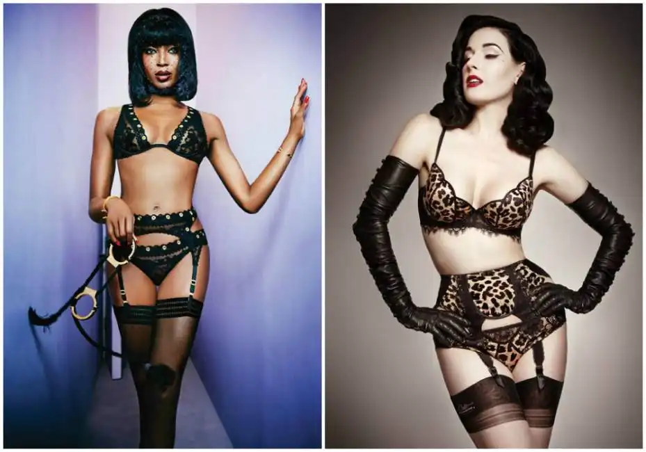 naomi campbell dita von teese