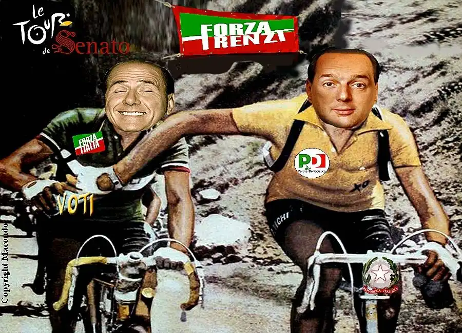 renzi berlusconi renzusconi