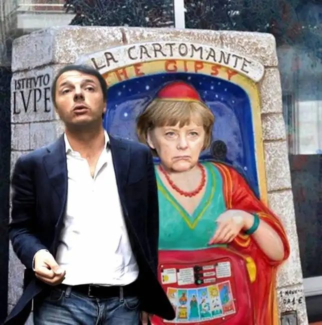 renzi merkel cartomante