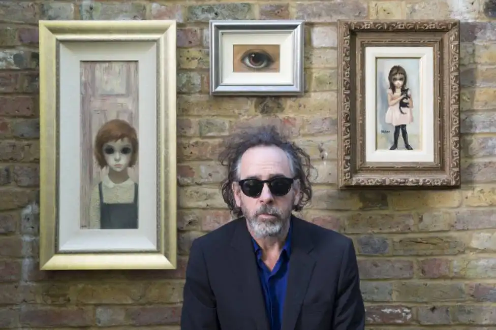 tim burton e keane al muro