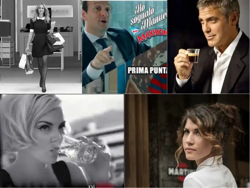 spot famosi e nuovi testimonial clooney martini