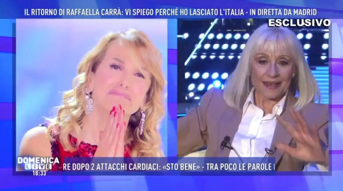 barbara d urso e l addio di raffaella carra -1