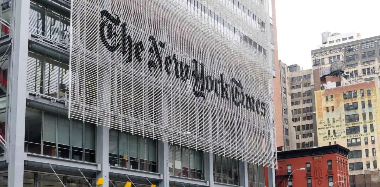 la sede del new york times