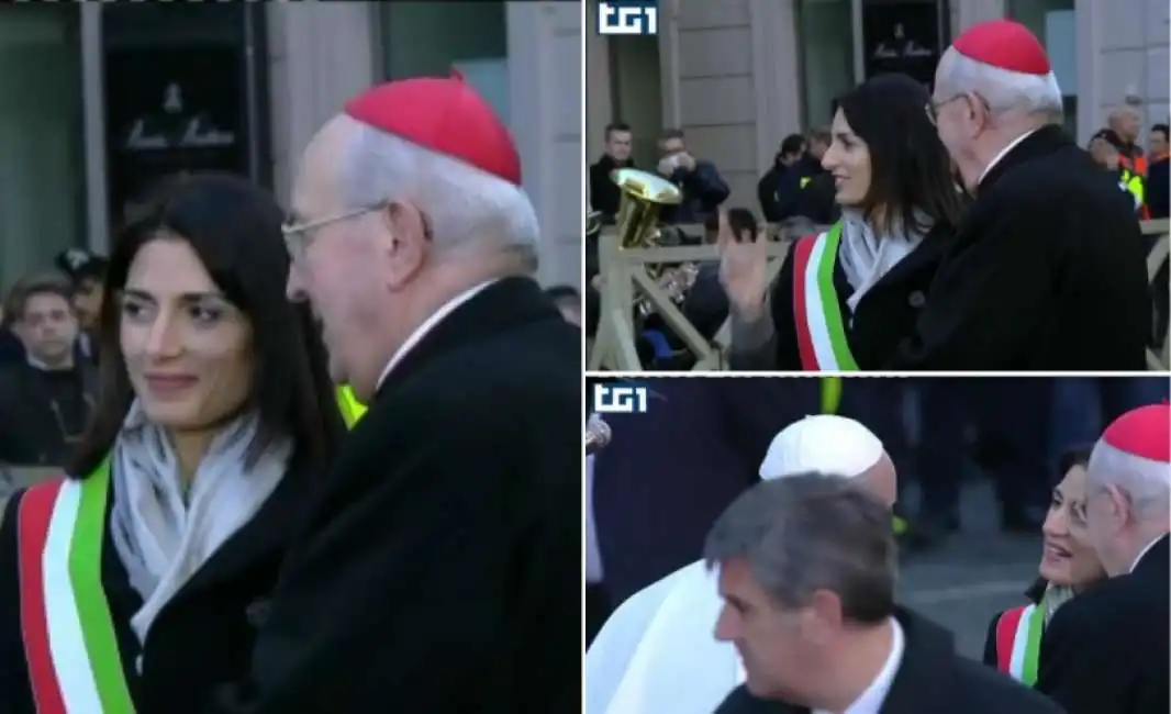 raggi tg1 bergoglio