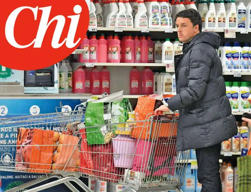 renzi spesa carrello