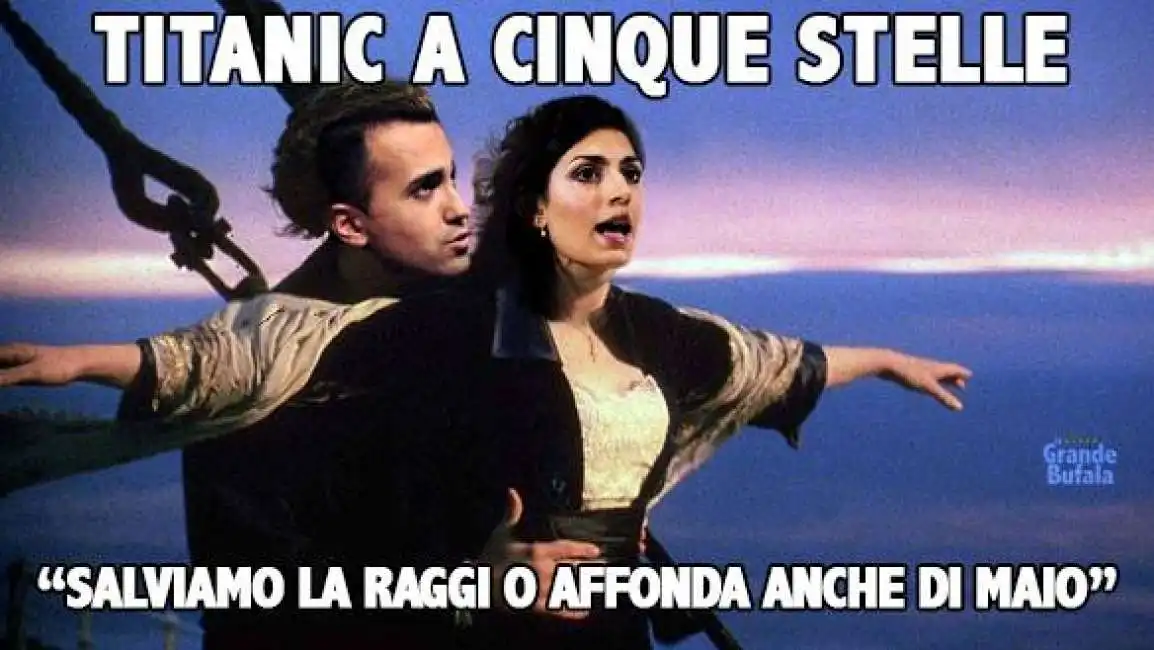 virginia raggi e luigi di maio