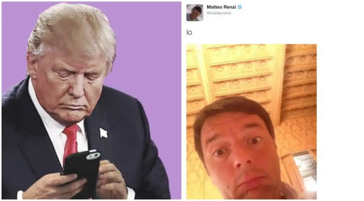 trump renzi twitter