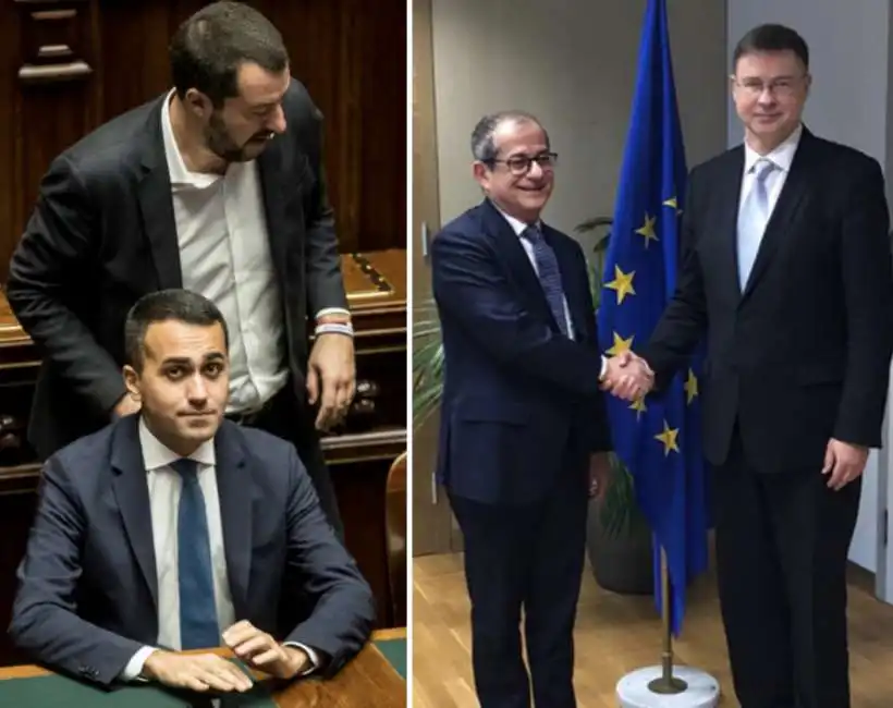 salvini di maio tria dombrovskis